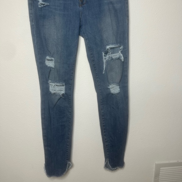 Frame Le Skinny de Jeanne Raw Hem Split Ankle Skinny Jeans 29 - Picture 5 of 10